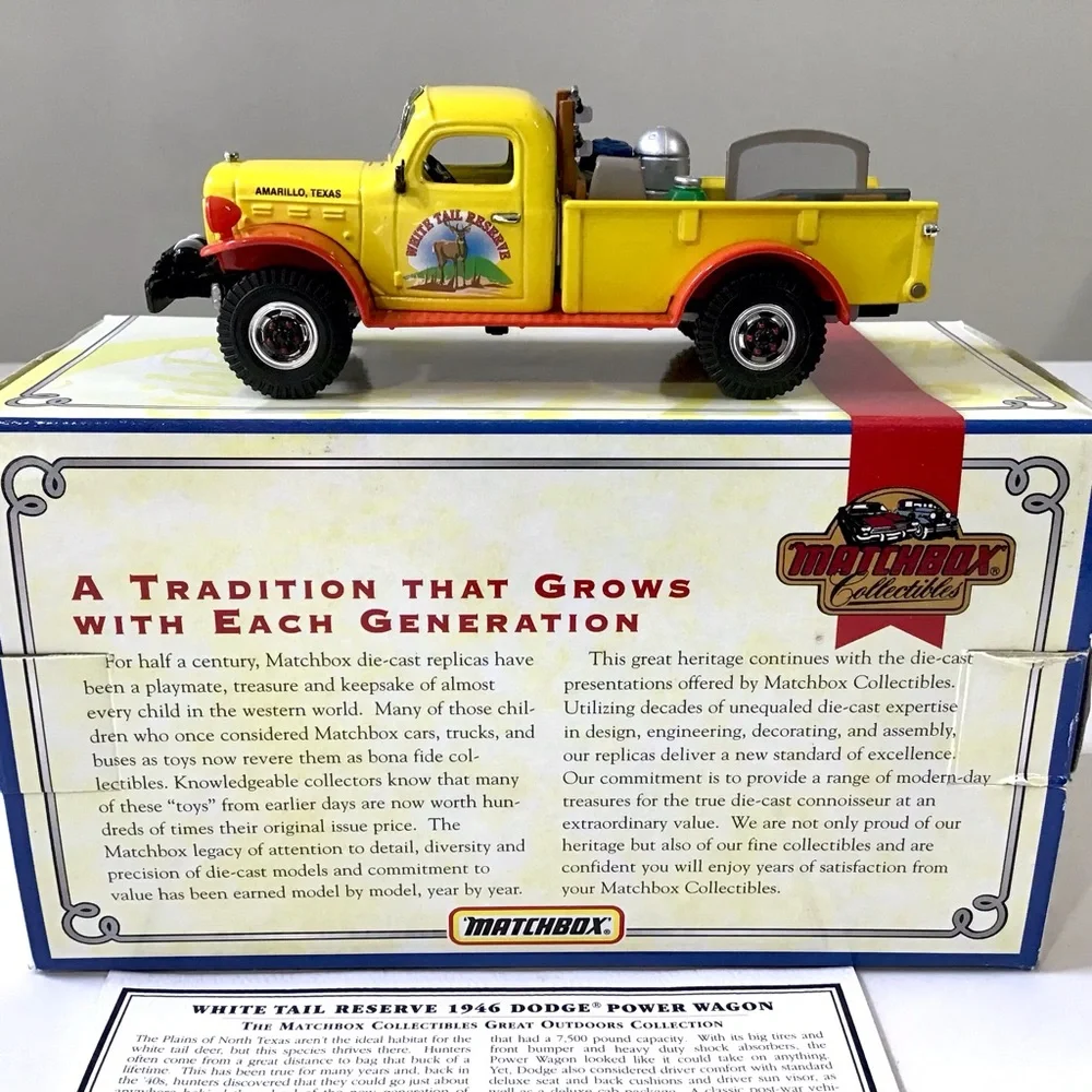 Matchbox Collectibles 1946 Dodge Power Wagon YYM38051 Great Outdoor 1:43 Diecast